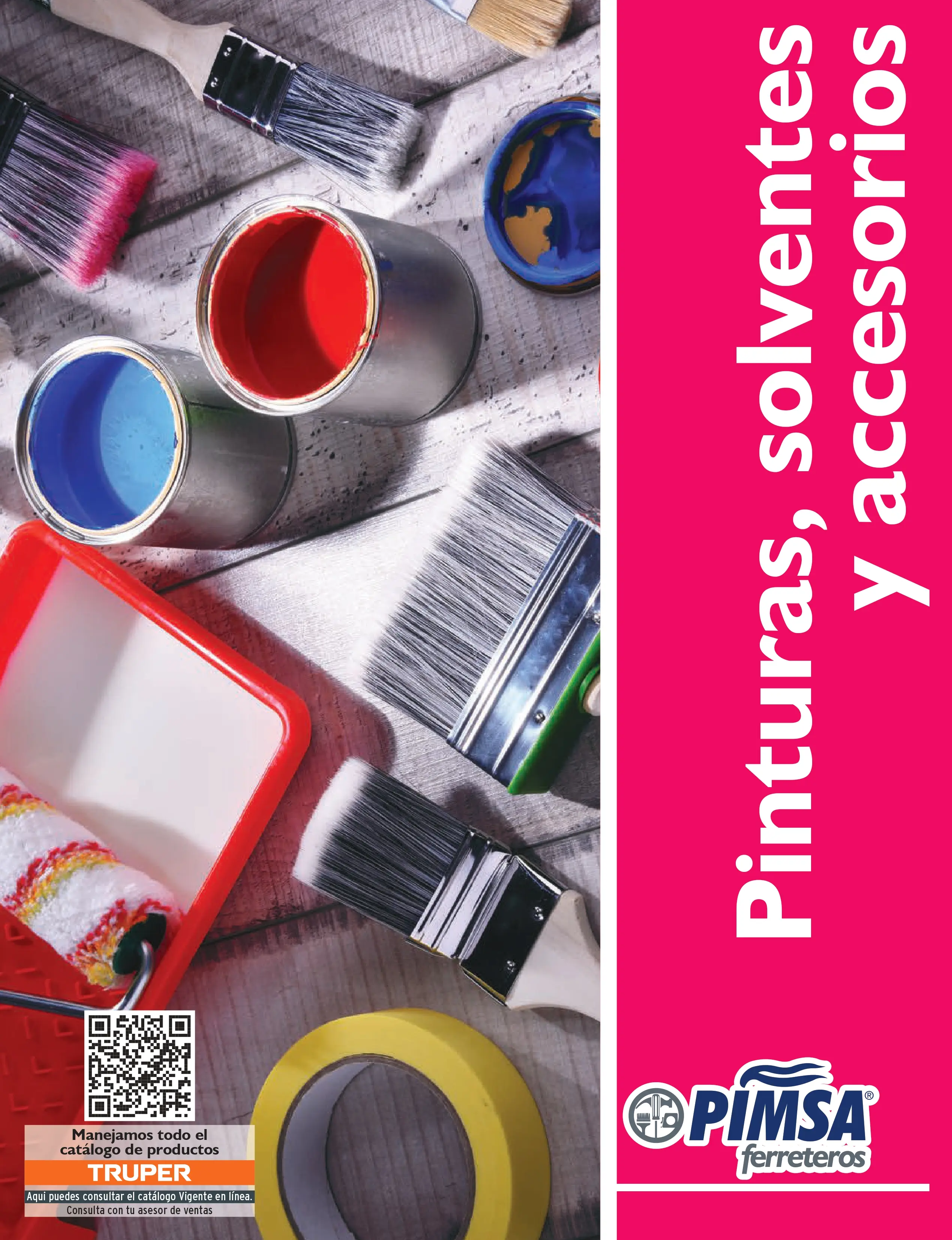 Pinturas, solventes y accesorios